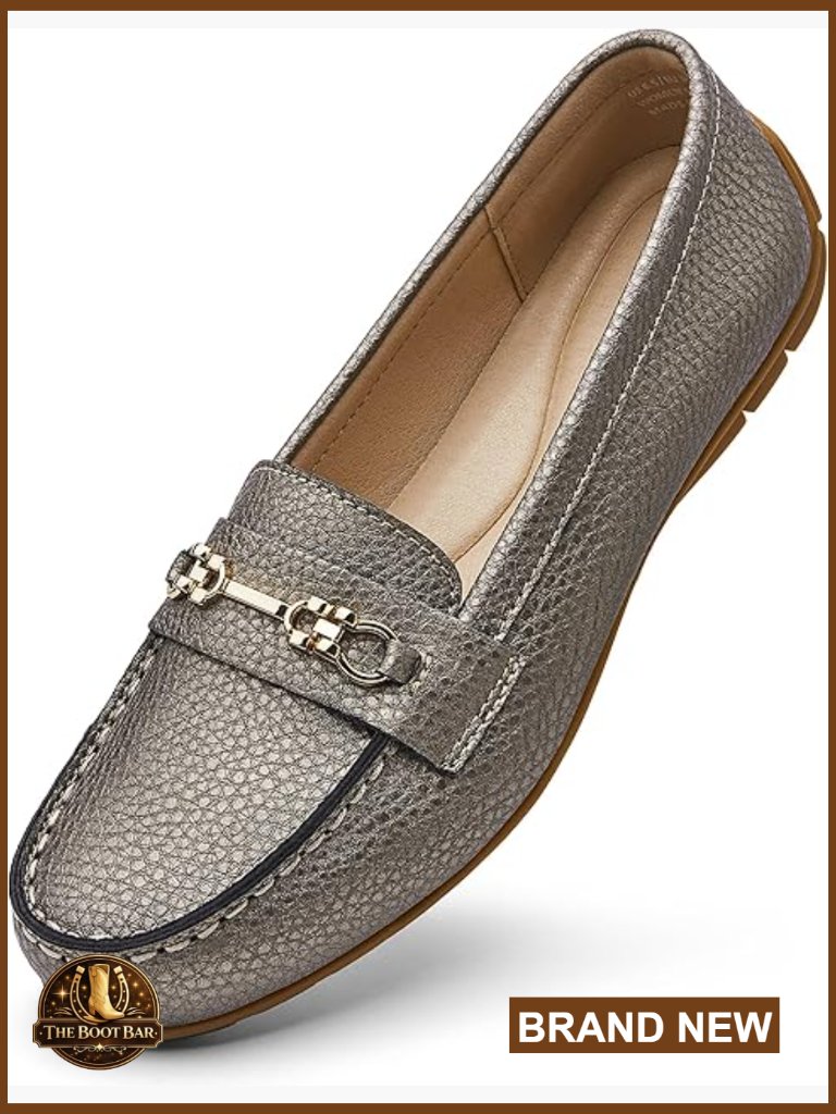 Genuine Leather Loafers Slip-Ons Driving Mocs Comfortable Business Casual Work